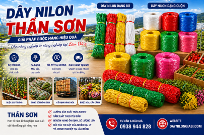 Bán sỉ dây nilon ( cuộn, bó ) buộc hàng tại Lâm Đồng