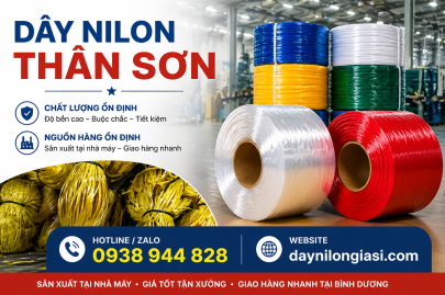 Bán sỉ dây nilon ( cuộn, bó ) buộc hàng tại Bình Dương